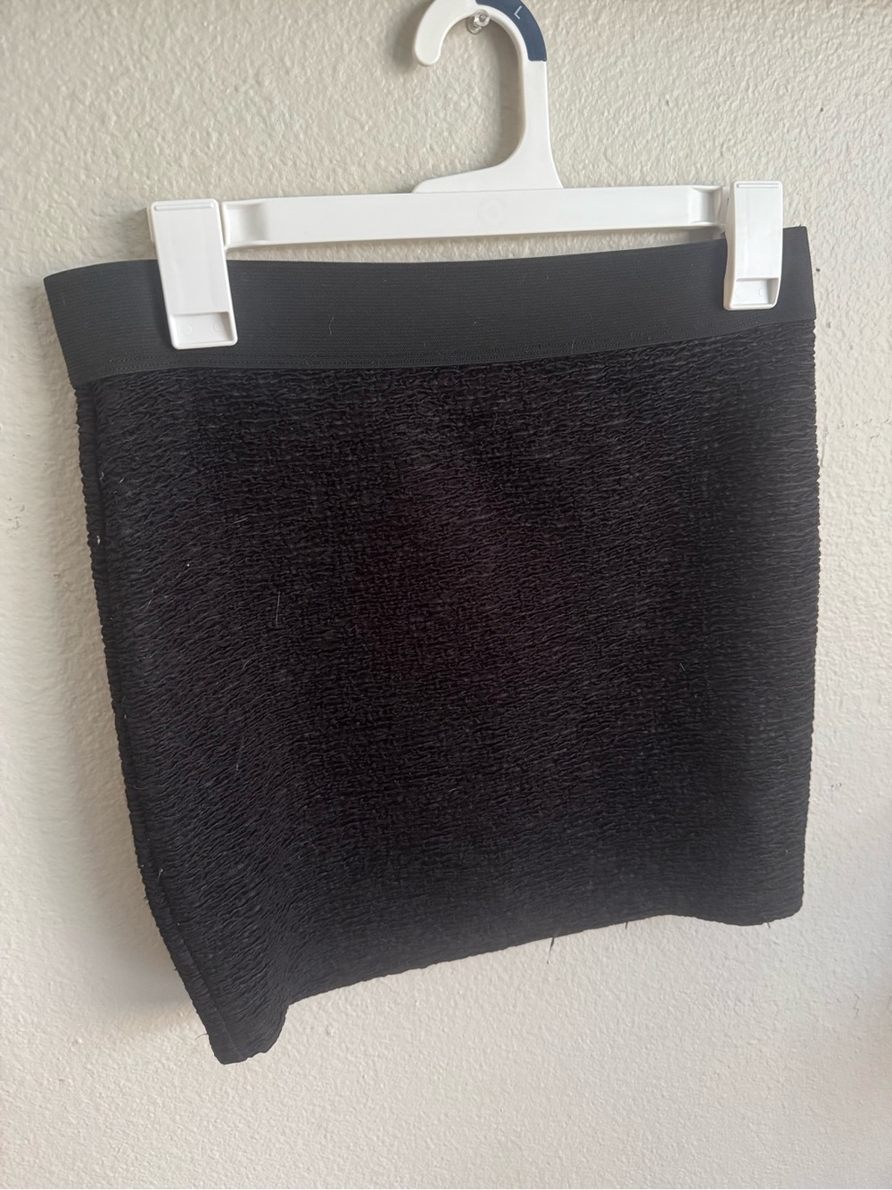 Forever 21 Black Textured Mini Skirt